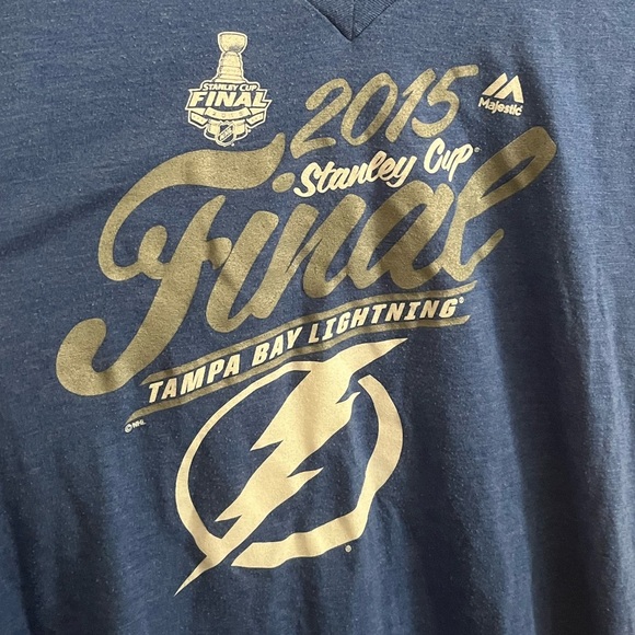 2015 Tampa Bay Lightning Stanley Cup Tee - Picture 2 of 5